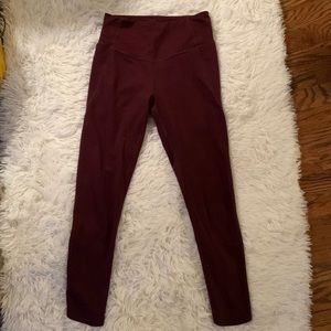 Zella Leggings - maroon